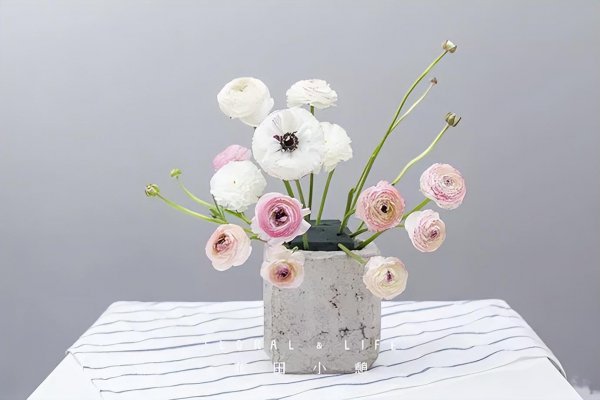 洋牡丹插花技巧和方法