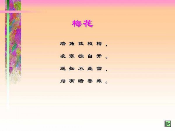 青梅花的花语
