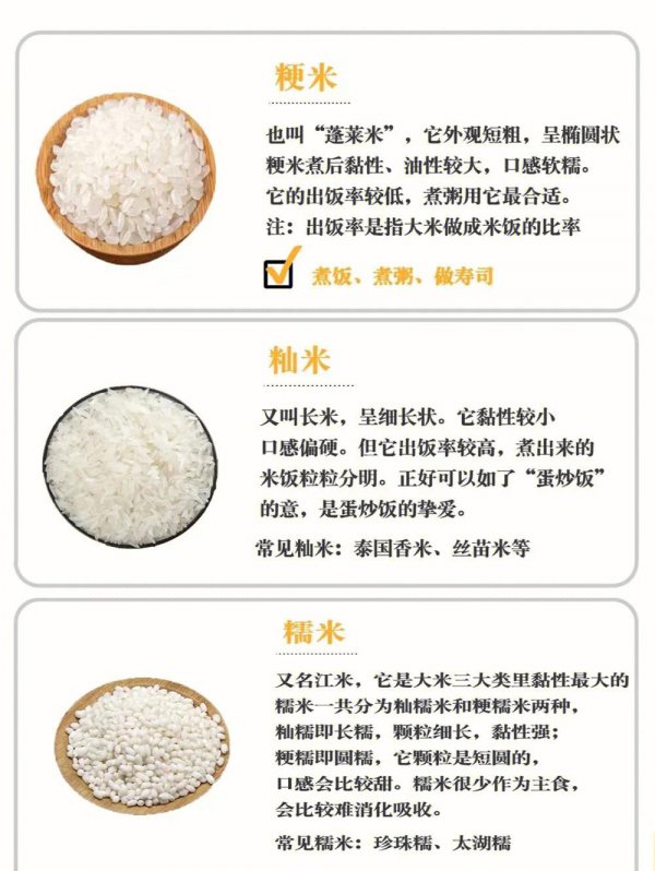 大米品种排名