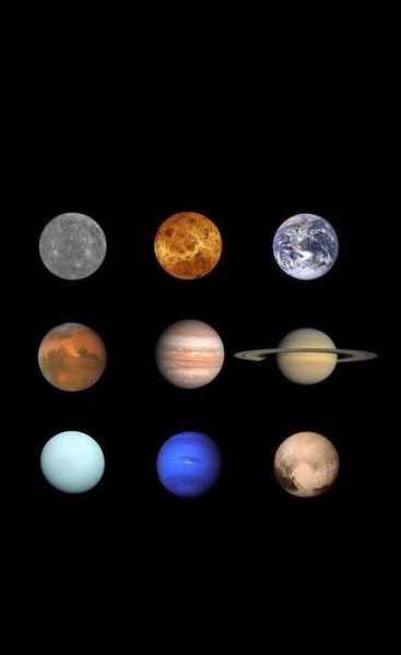 宇宙星球大小排列顺序