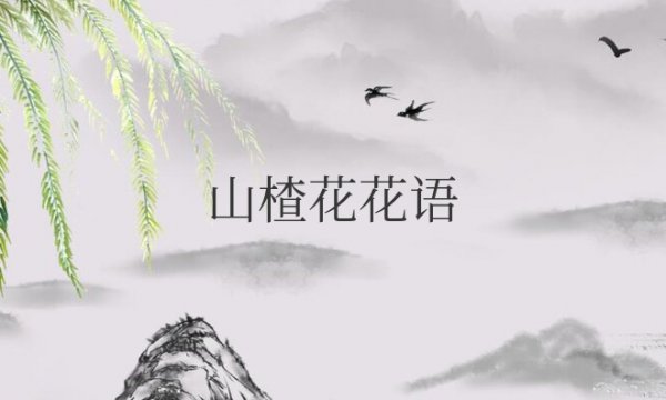 山楂花花语是什么意思